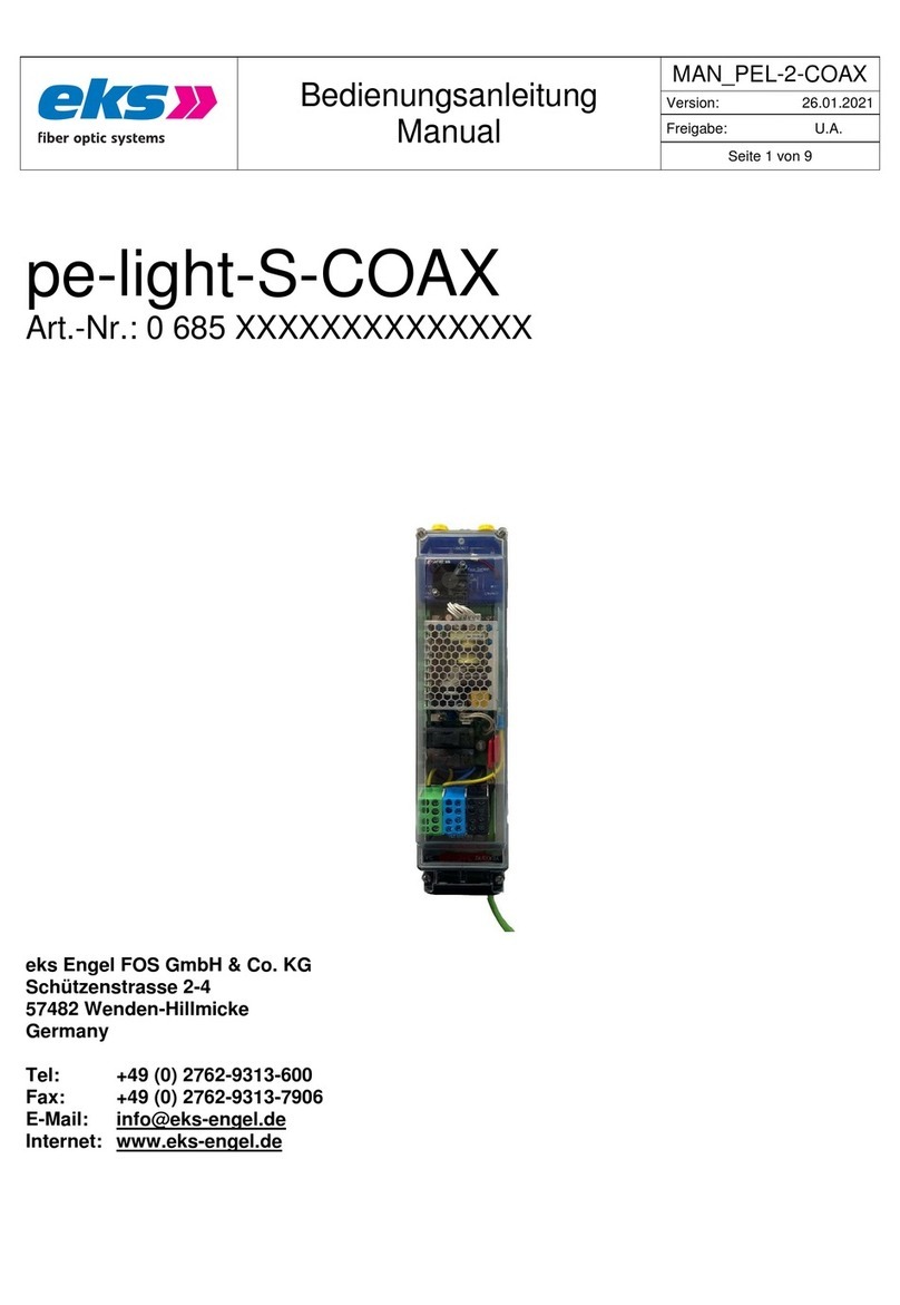 eks pe-light-S-COAX manual