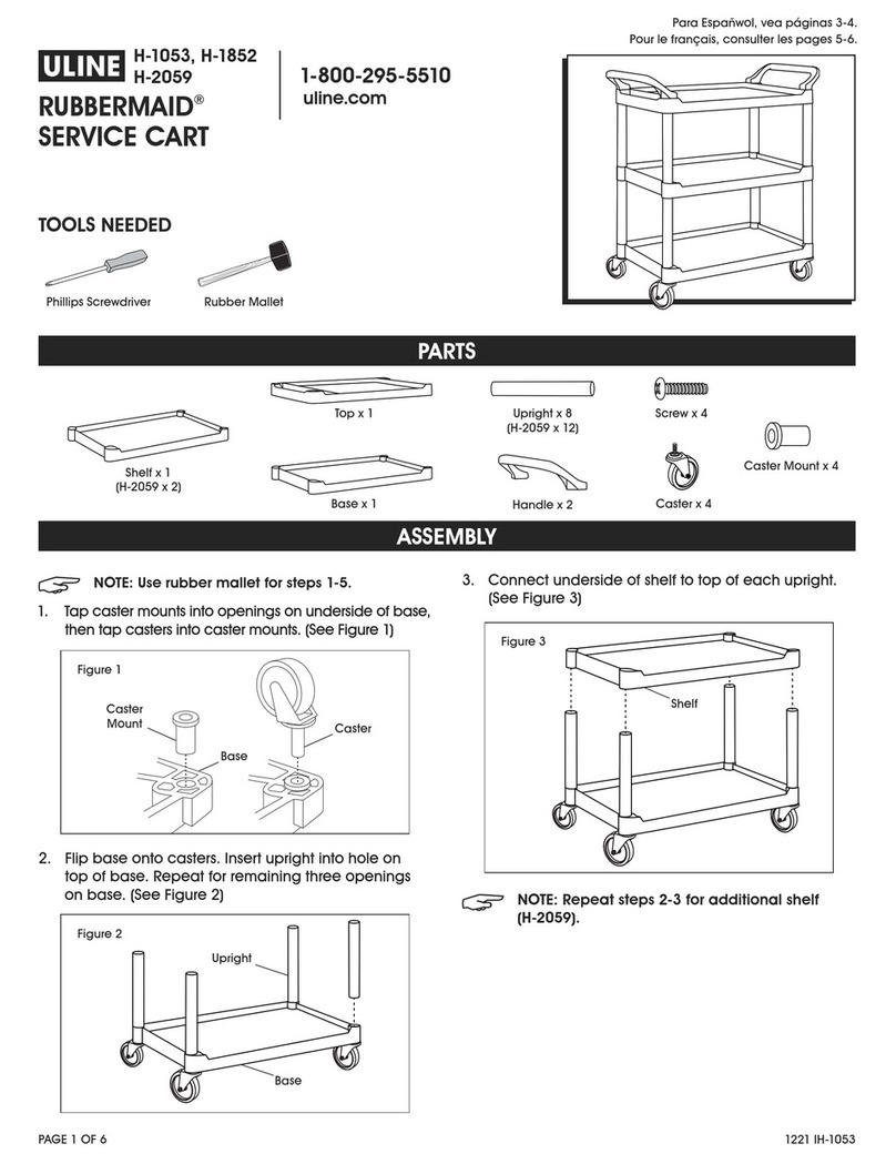 U-Line RUBBERMAID H-1053 Assembly