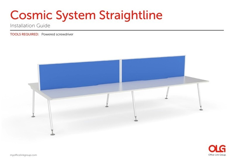OLG COSMIC SYSTEM STRAIGHTLINE installation guide