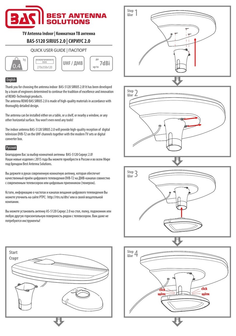 BAS SIRIUS 2.0 User manual