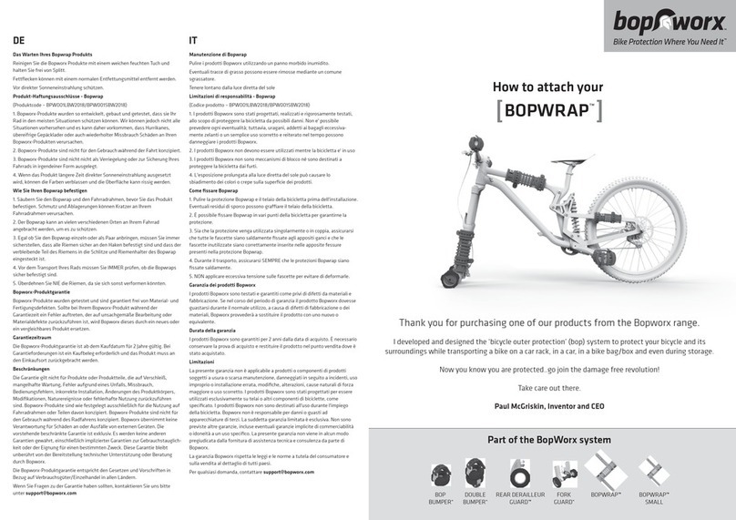 Bopworx BOPWRAP BPW001LBW2018 quick start guide