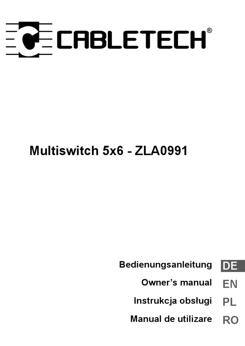 Cabletech ZLA0991 owner's manual