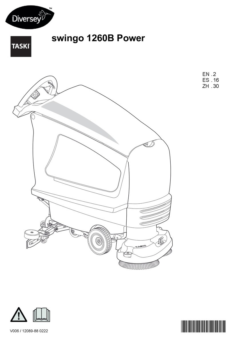 diversey TASKI swingo 1260B Power manual