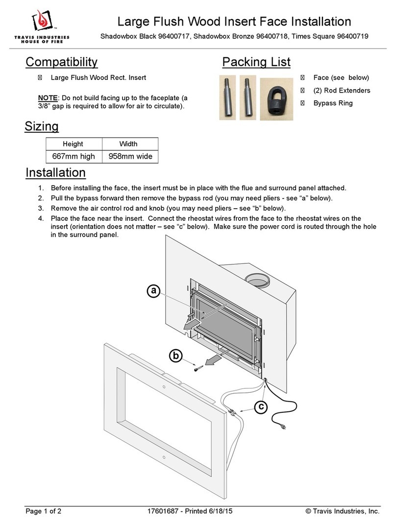 Travis Industries 96400717 User manual