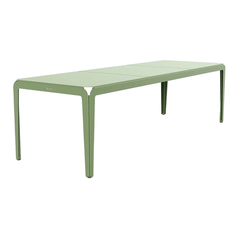 Weltevree Bended table 180 product manual Weltevree Bended table 180 product manual