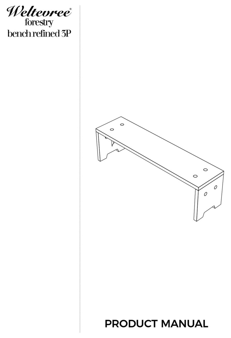 Weltevree Forestry bench refined 3P product manual
