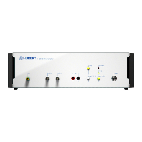 Hubert A1230-01 User manual