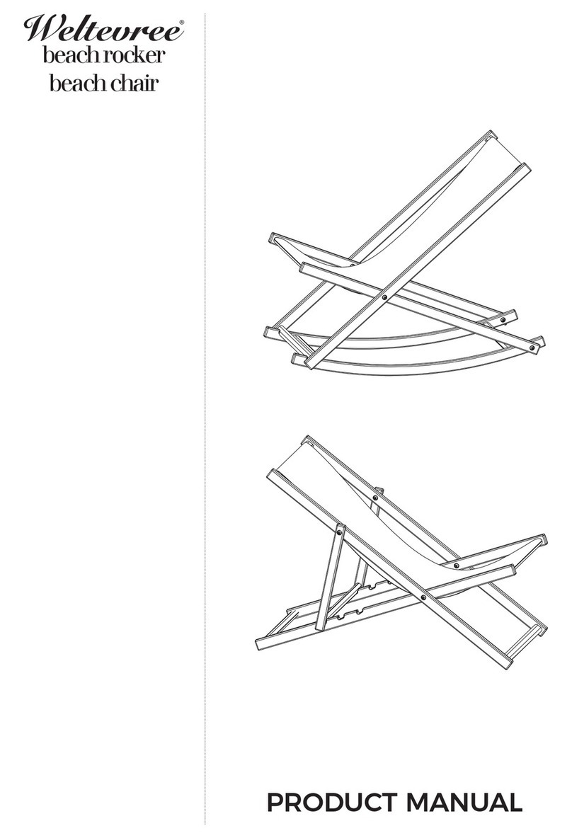 Weltevree Beach rocker product manual