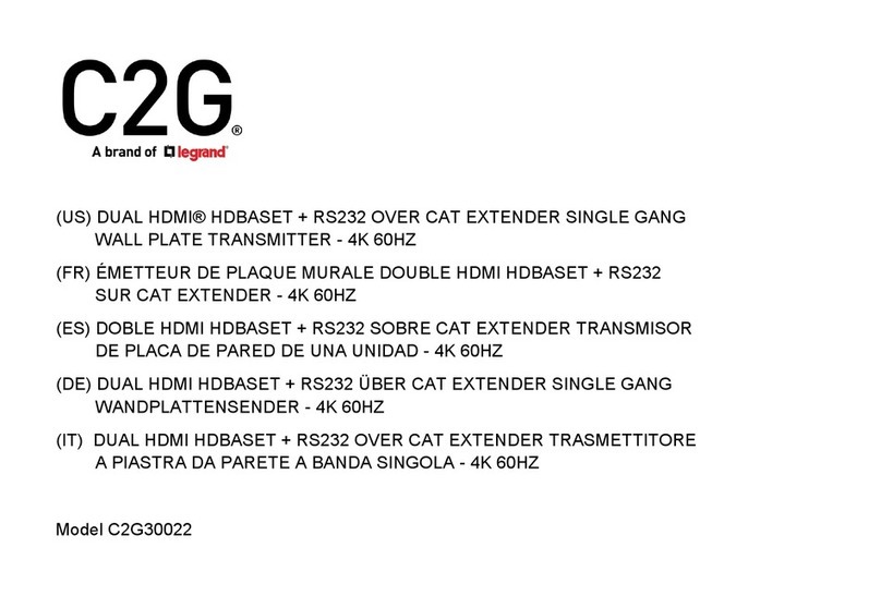 LEGRAND C2G30022 manual