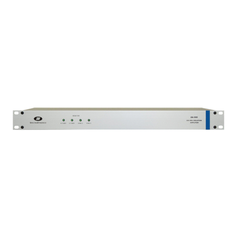 SDI DA-500 operating manual