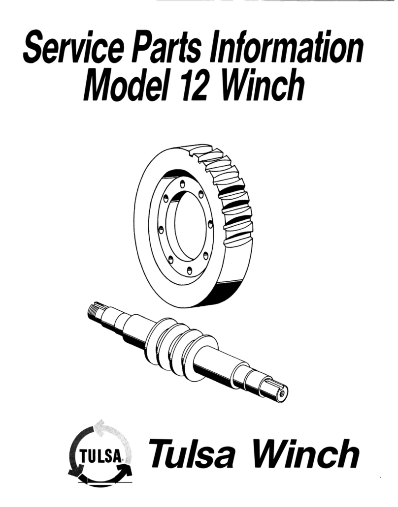 Dover TWG Tulsa 12-SLLRO Series Owner's manual