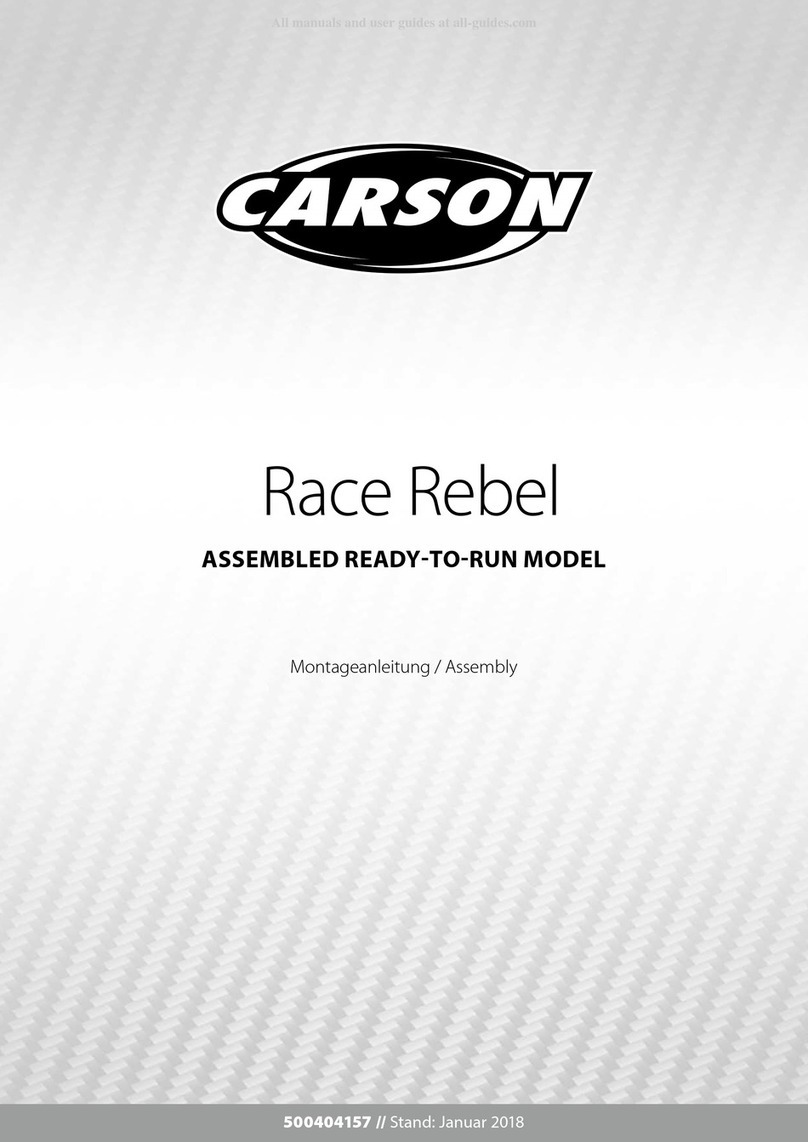 Carson Race Rebel User manual