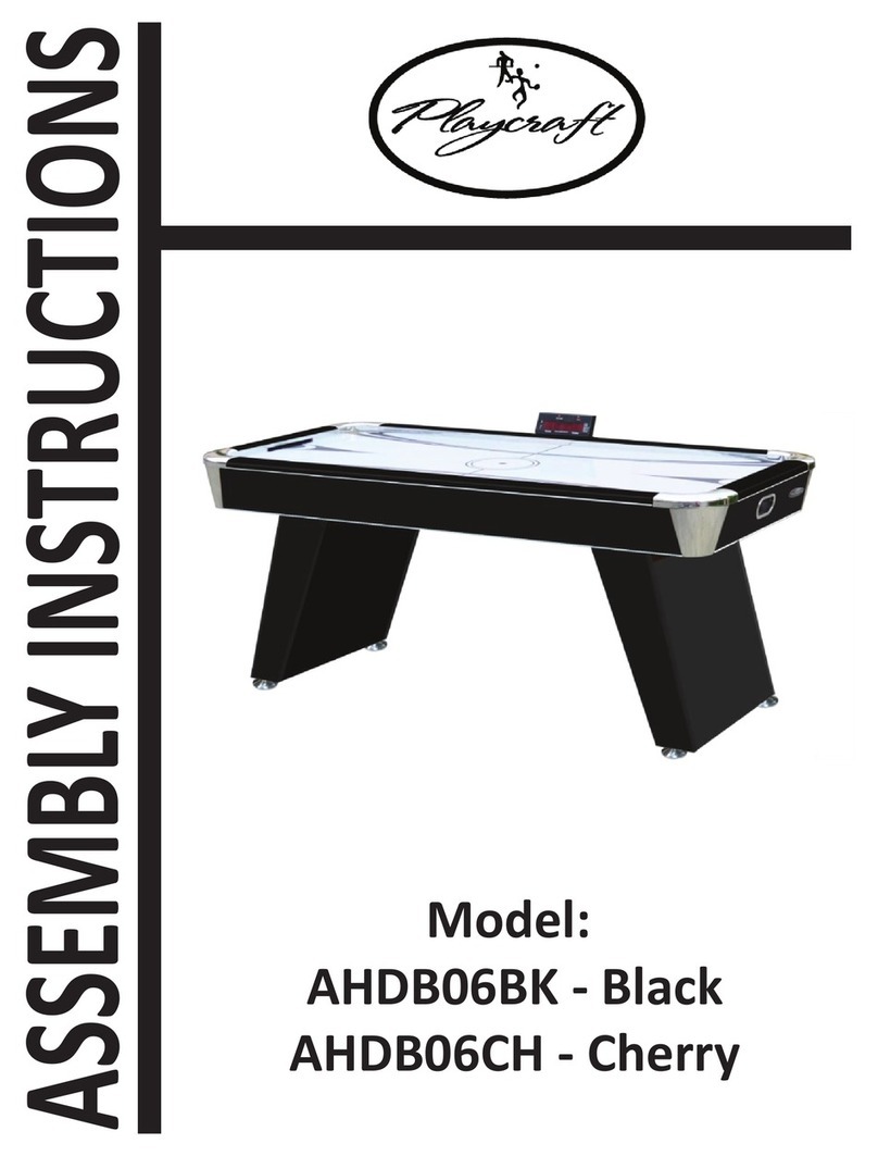 Playcraft AHDB06BK Assembly instructions Playcraft AHDB06BK Assembly instructions