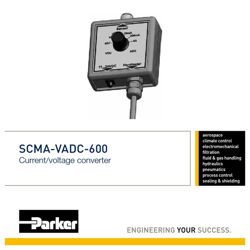 Parker SCMA-VADC-600 operating instructions