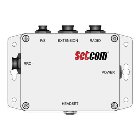 Setcom MS-900SP Installation and user guide