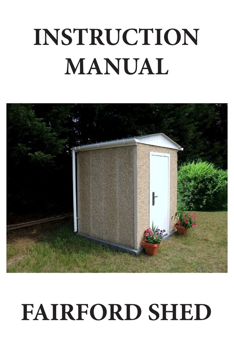 Leofric Building Systems FAIRFORD SHED instruction manual Leofric Building Systems FAIRFORD SHED instruction manual
