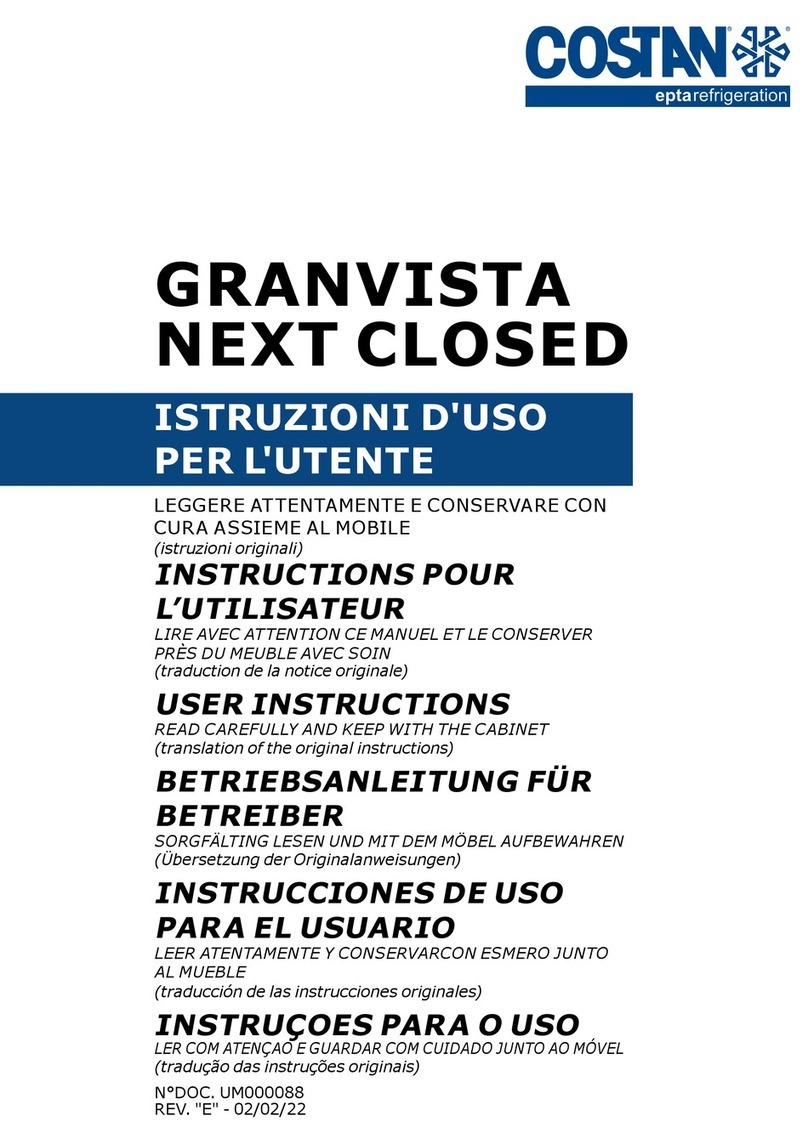 Costan GranVista Next Closed User instructions