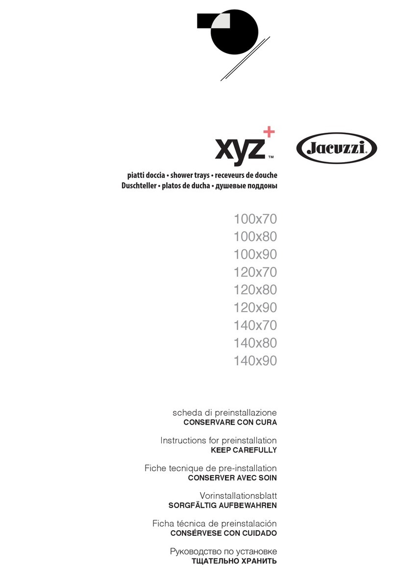 Jacuzzi XYZ+ 100x70 User manual