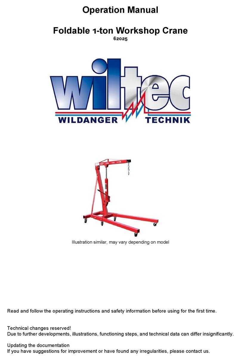 WilTec 62025 Operation manual