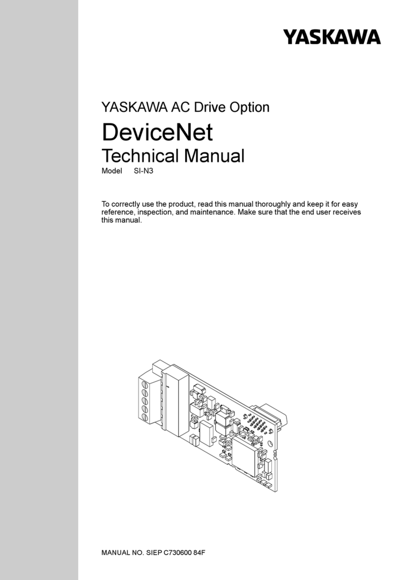 YASKAWA DeviceNet SI-N3 User manual