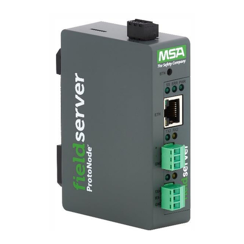 MSA fieldserver ProtoNode FPC-N54 Startup guide