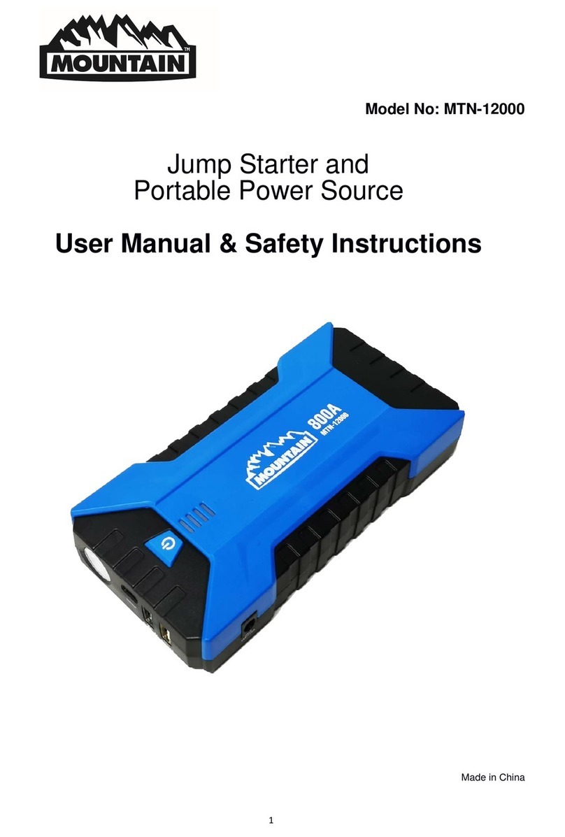 Mountain MTN-12000 User manual & Safety instructions Mountain MTN-12000 User manual & Safety instructions