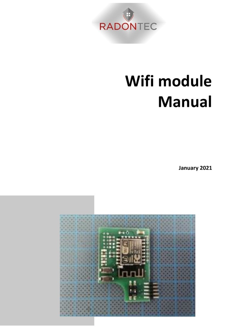 RadonTec 58-202 User manual