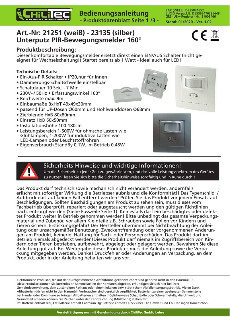 ChiliTec 21251 Operation manual