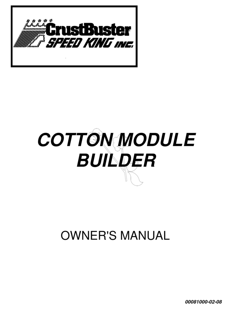 CrustBuster COTTON MODULE BUILDER owner's manual