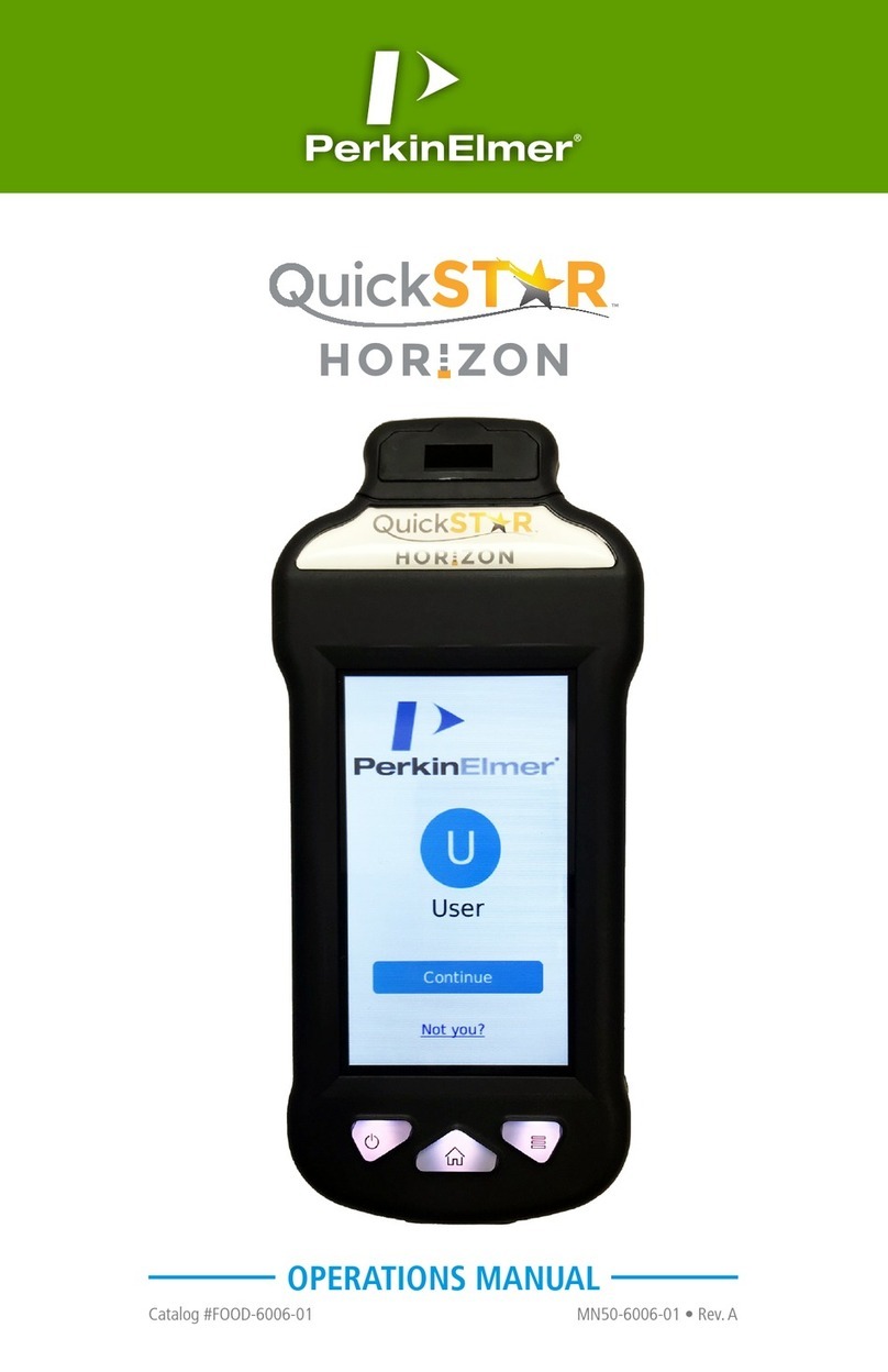 PerkinElmer QuickSTAR Horizon User manual