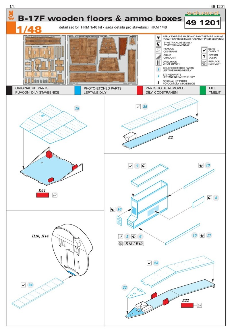 Eduard B-17F quick start guide