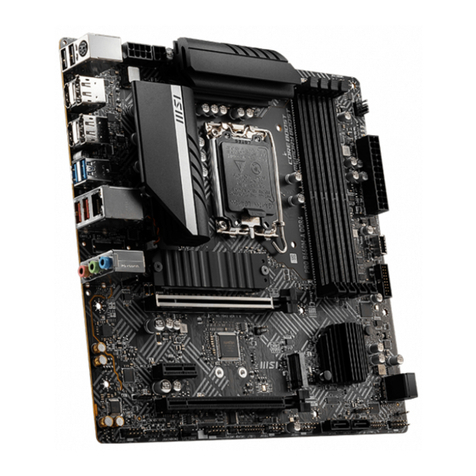 MSI PRO B660M-A WIFI DDR4 User manual