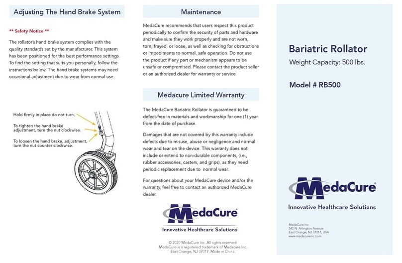 MedaCure RB500 quick start guide