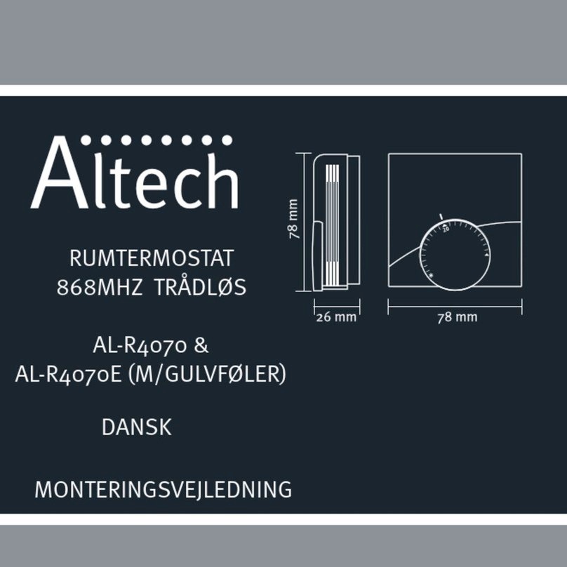 AL Tech AL-R4070 manual