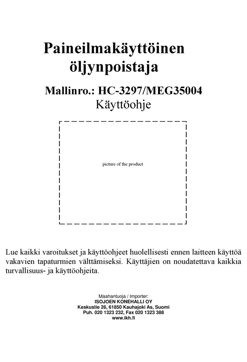 IKH HC-3297 Operation manual