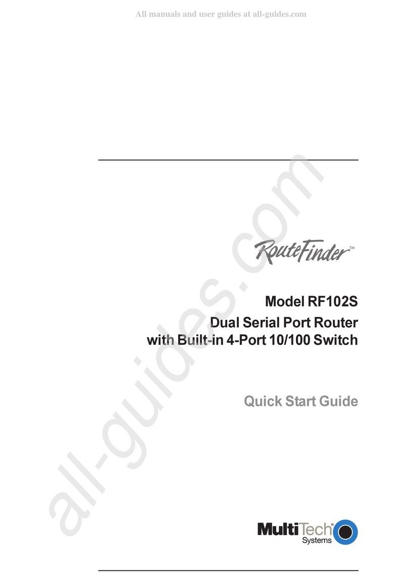 Multitech RouteFinder RF102S quick start guide