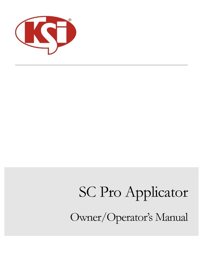 KSI SC Pro Owner's/operator's manual