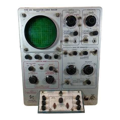 Tektronix 575 series User manual