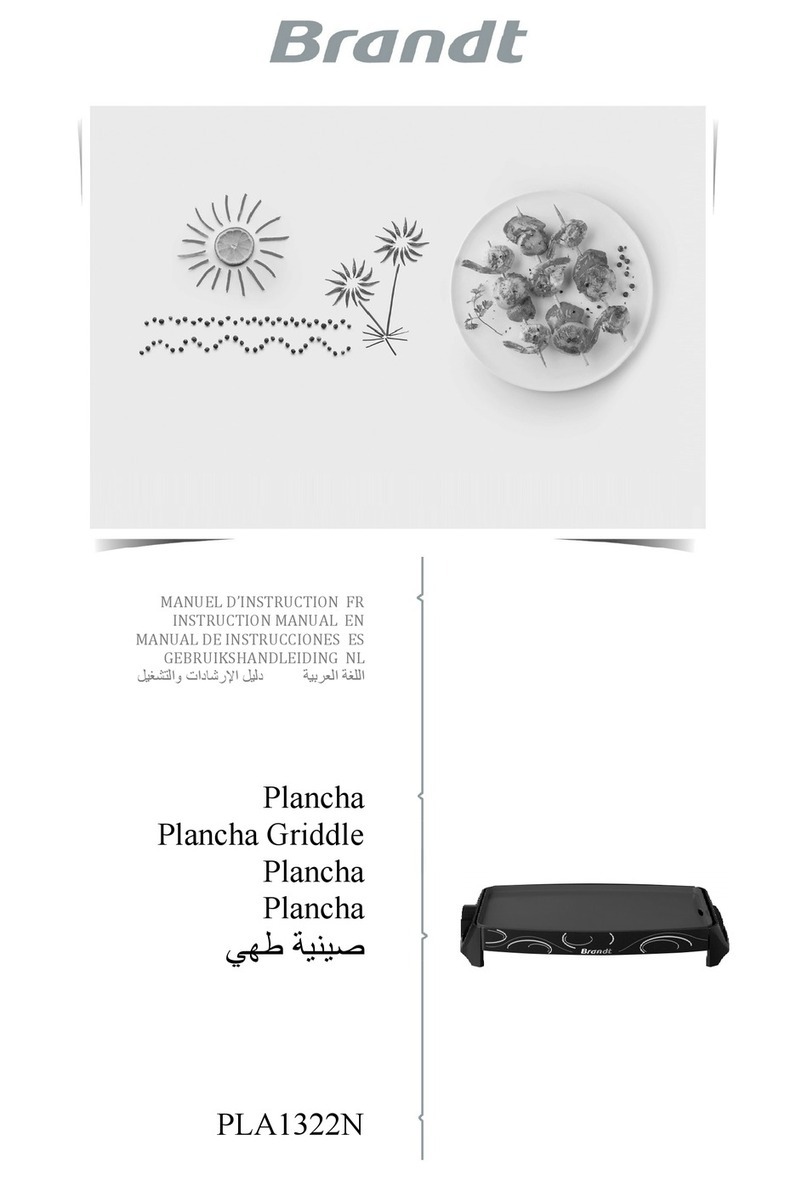 Brandt PLA1322N instruction manual