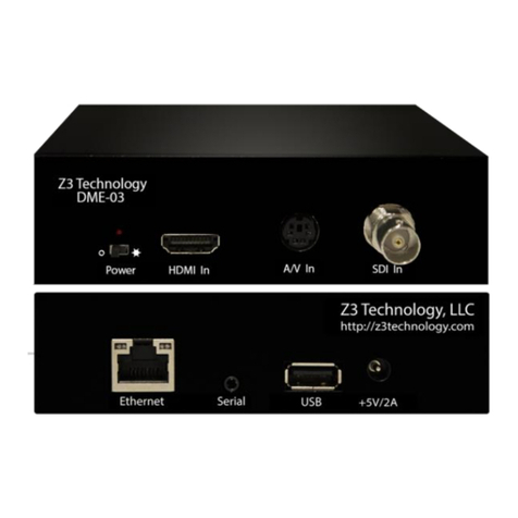 Z3 Technology Z3-DME-03 User manual