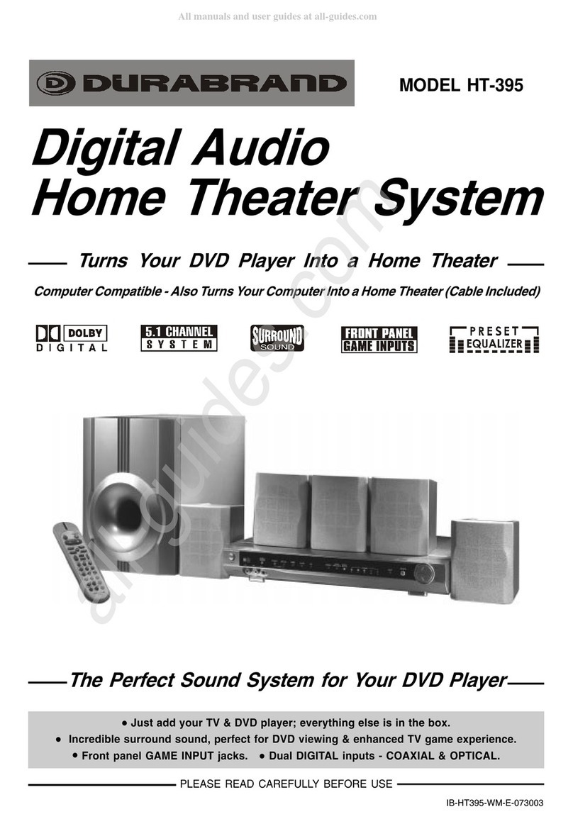 Durabrand HT-395 User manual
