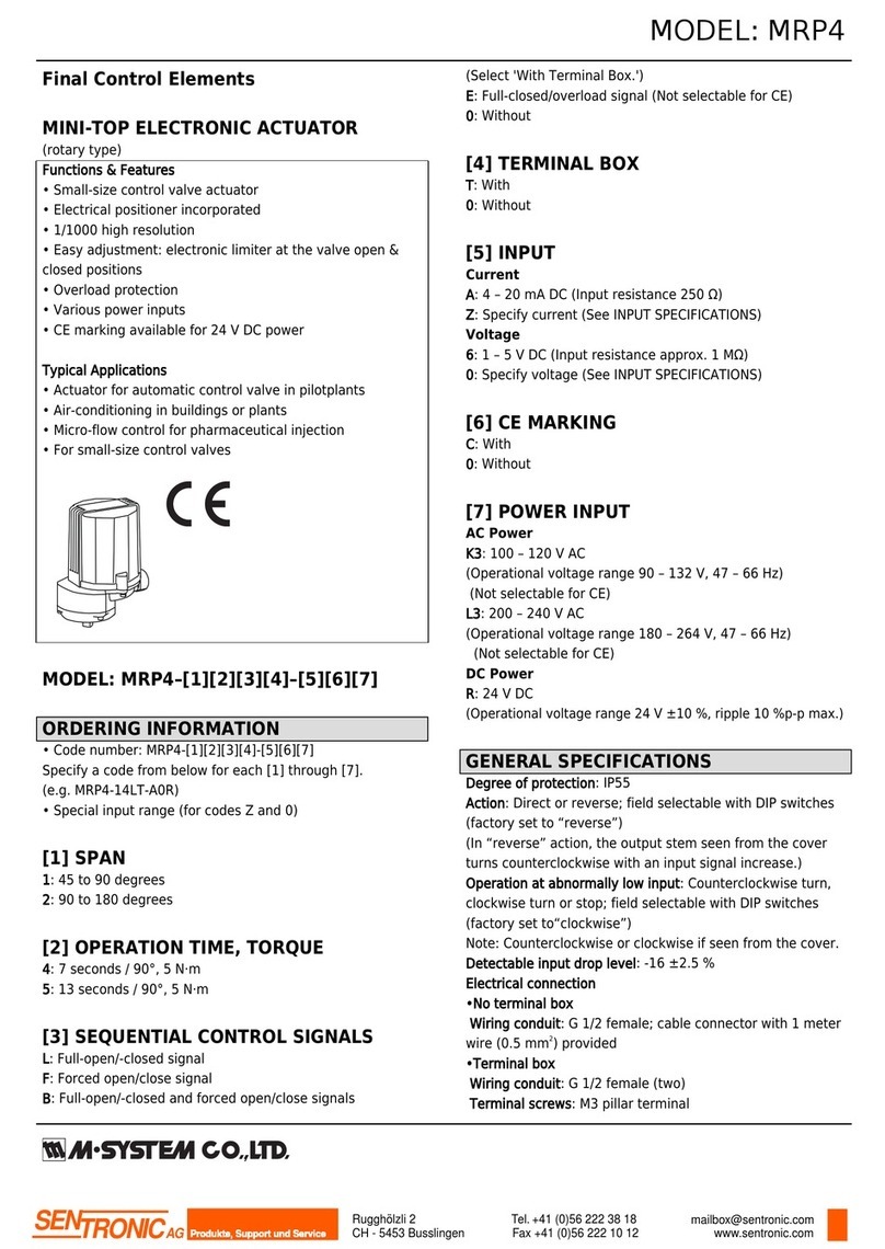 M-system MRP4 User manual