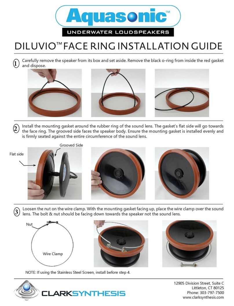 AQUASONIC DILUVIO installation guide