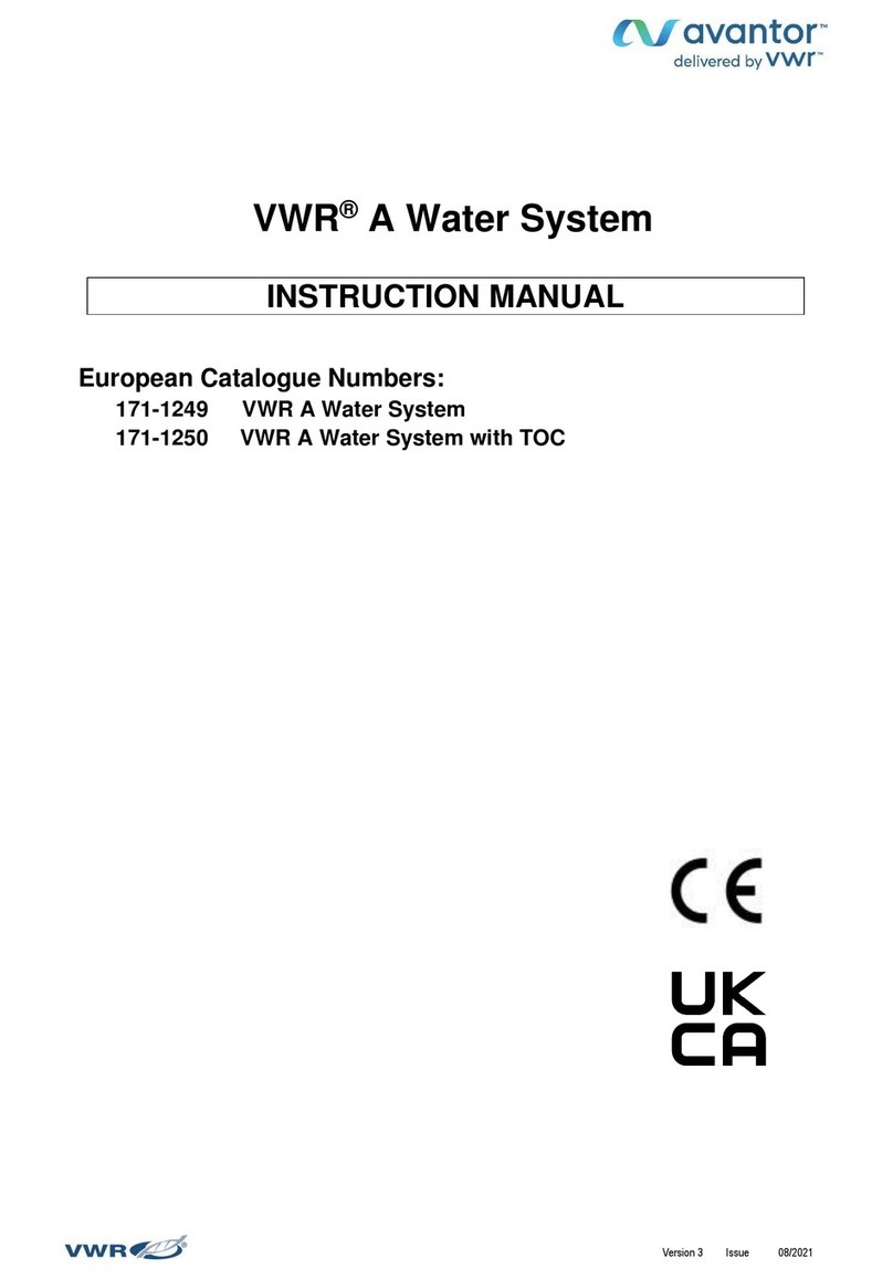 VWR Avantor 171-1249 instruction manual