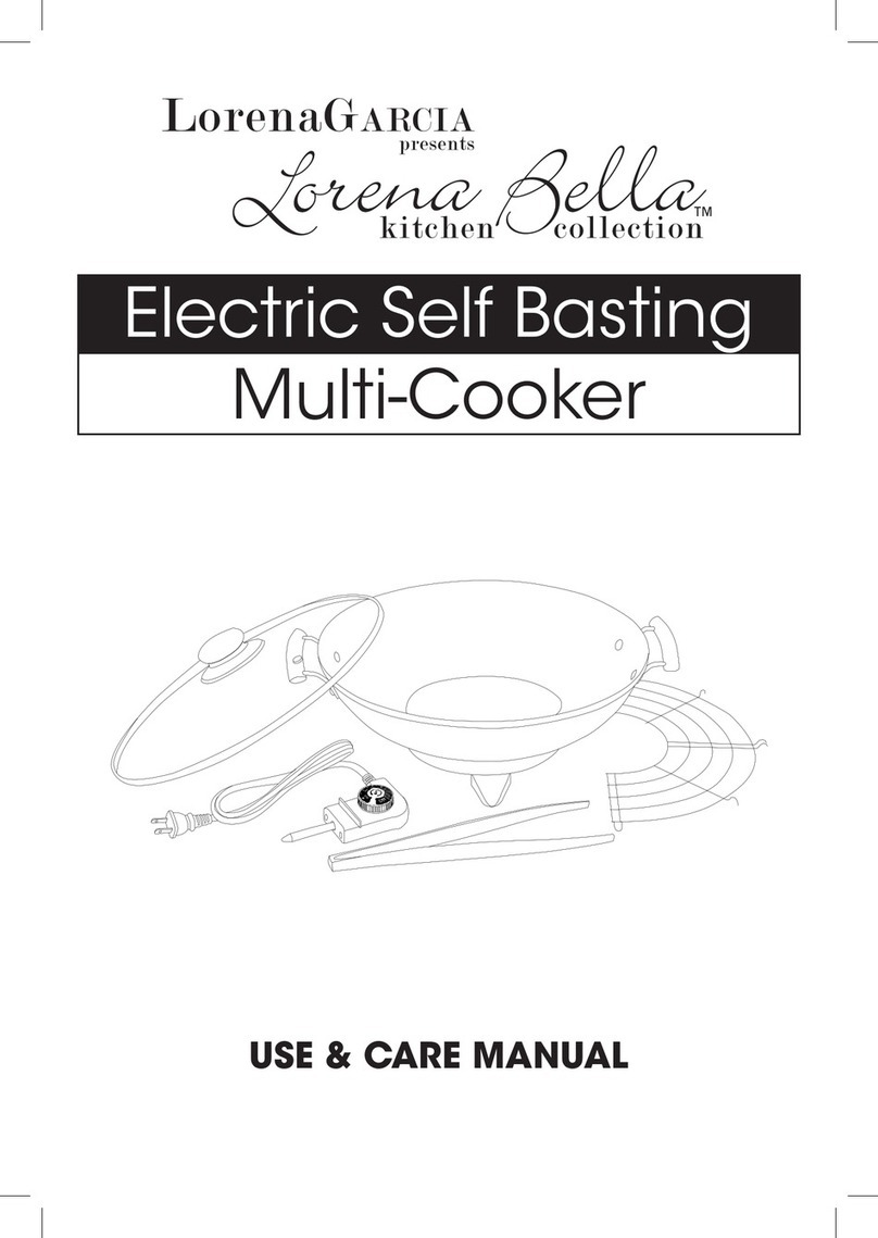 Lorena Garcia Lorena Bella YS-DCG010 Use & care manual Lorena Garcia Lorena Bella YS-DCG010 Use & care manual