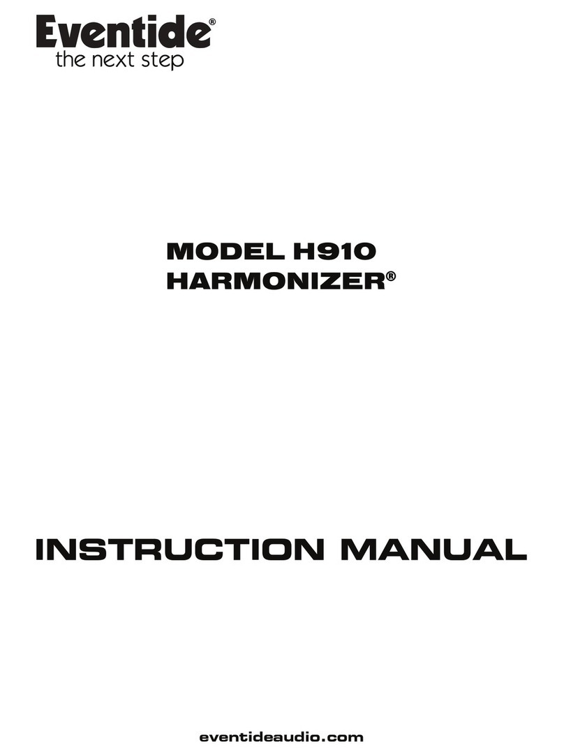 Eventide Harmonizer H910 instruction manual
