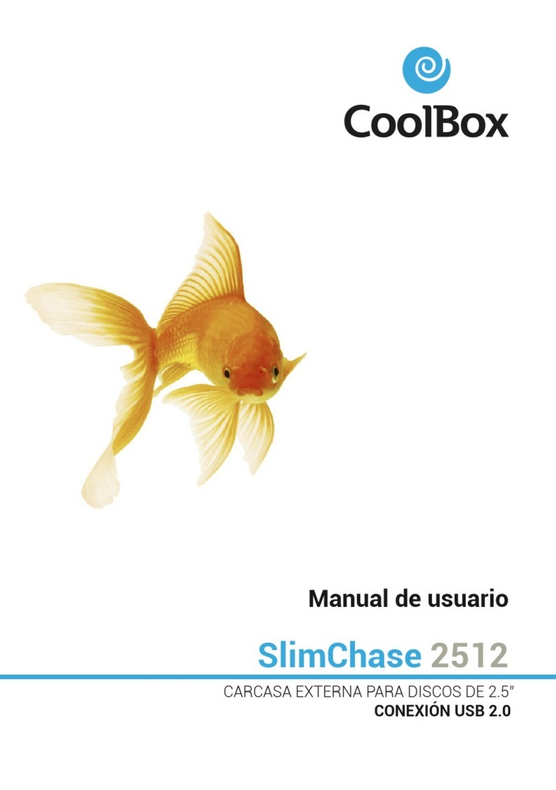 Coolbox SlimChase 2512 user manual
