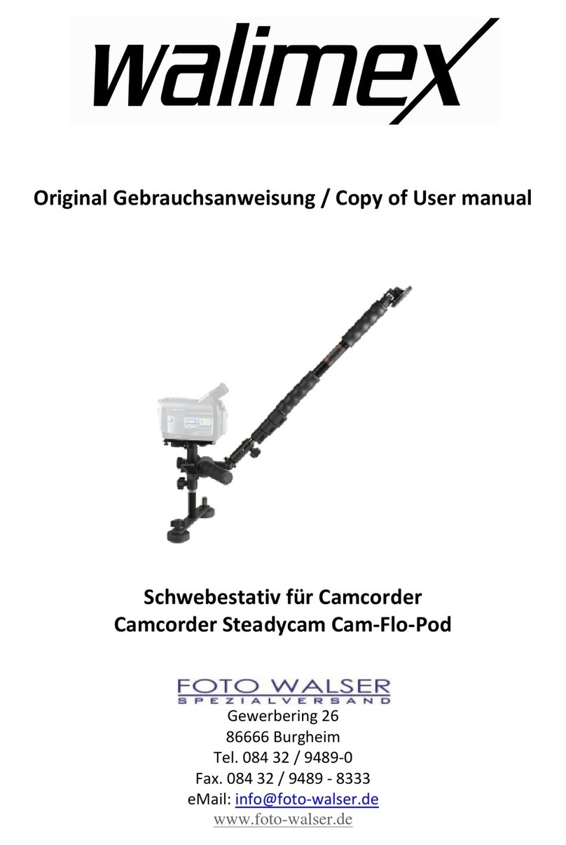 walimex Steadycam Cam-Flo-Pod user manual