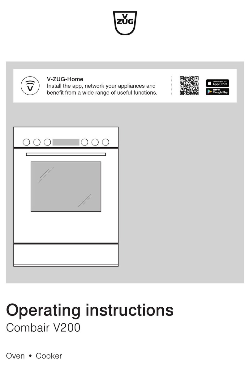 V-ZUG Combair V200 User manual