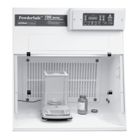 AirClean systems PowderSafe AC730C Operator's manual